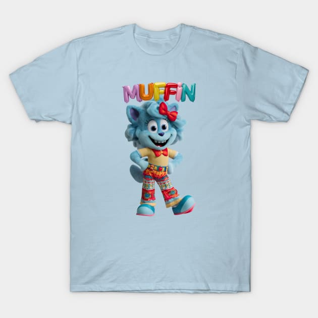 Bluey Muffin T-Shirt by Inktopolis